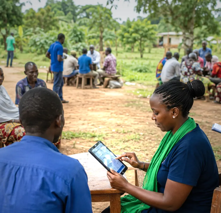 IGREC team delivering randomized controlled trials